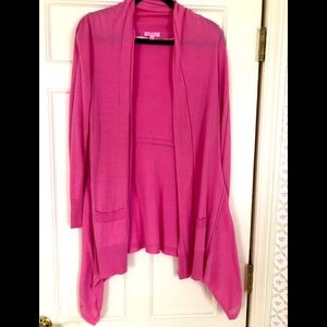 Lilly Pulitzer Hot Pink Long Cardigan